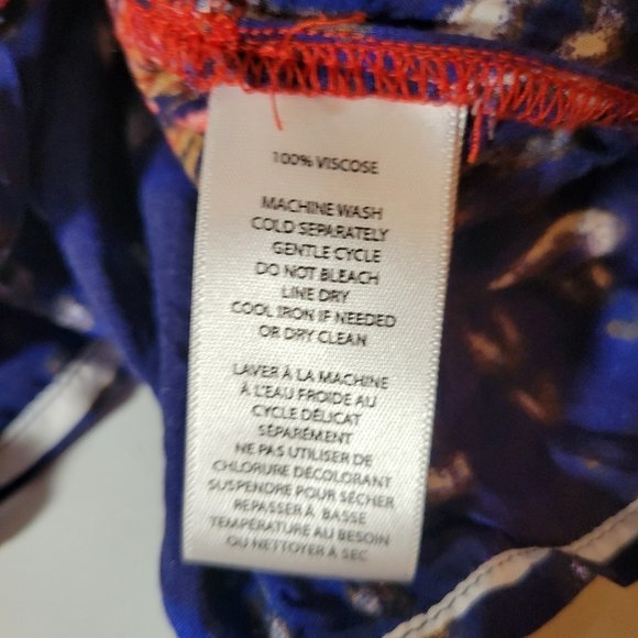 Womens Beachlunchlounge Peep shoulder Peasant top Size XS - Picture 9 of 12